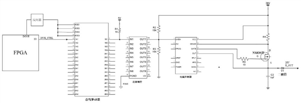 28V or open-circuit discrete magnitude output circuit