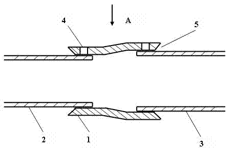 Welding connection method for aluminum alloy pipelines of different diameters