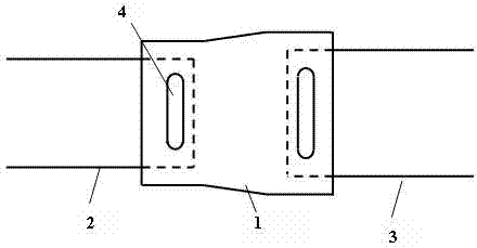 Welding connection method for aluminum alloy pipelines of different diameters