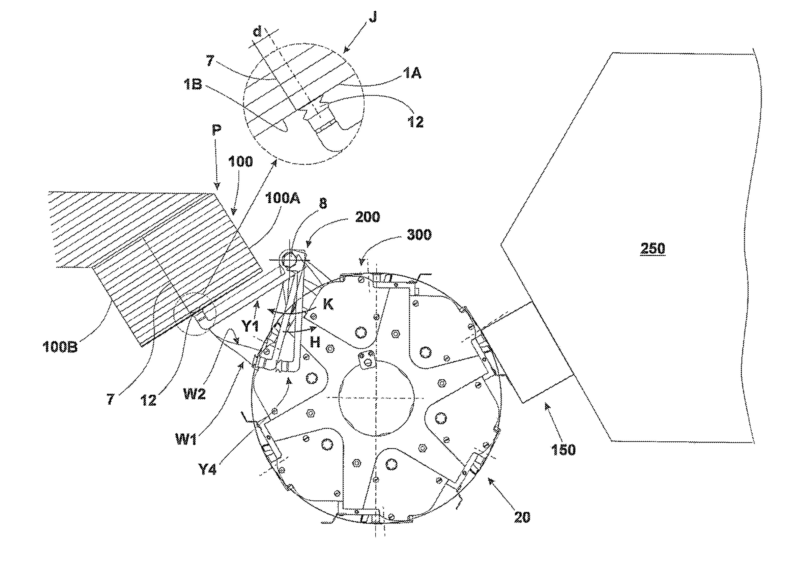 Device for opening out blanks supplied in a flattened tubular configuration