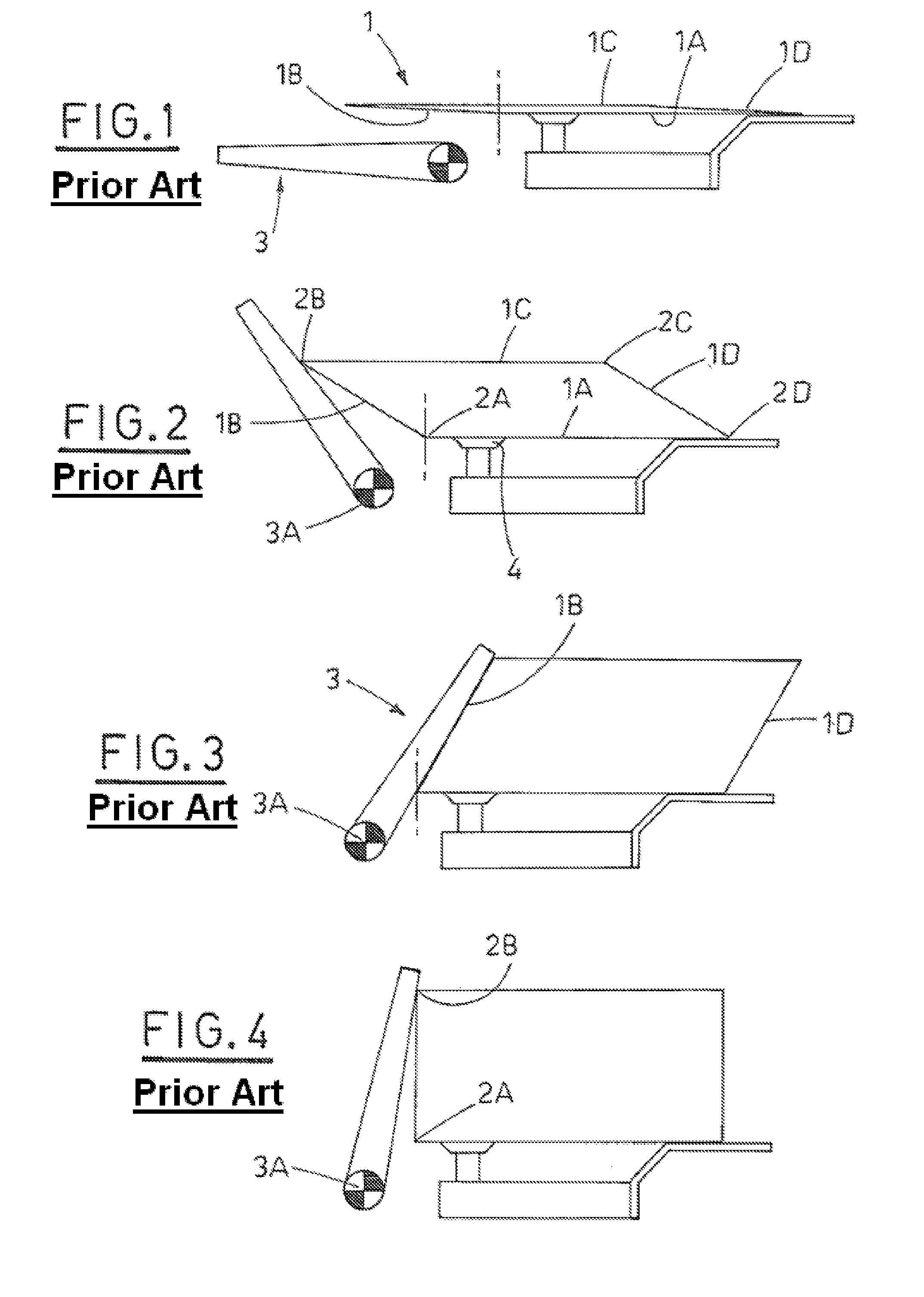 Device for opening out blanks supplied in a flattened tubular configuration
