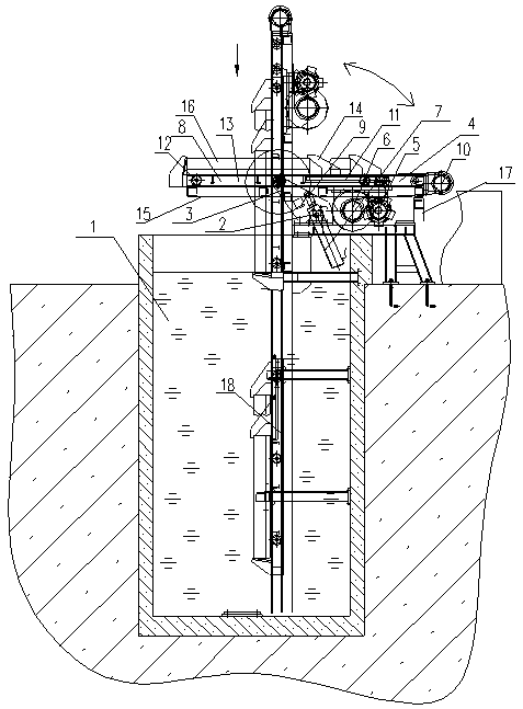 Vertical slab quenching machine and quenching method