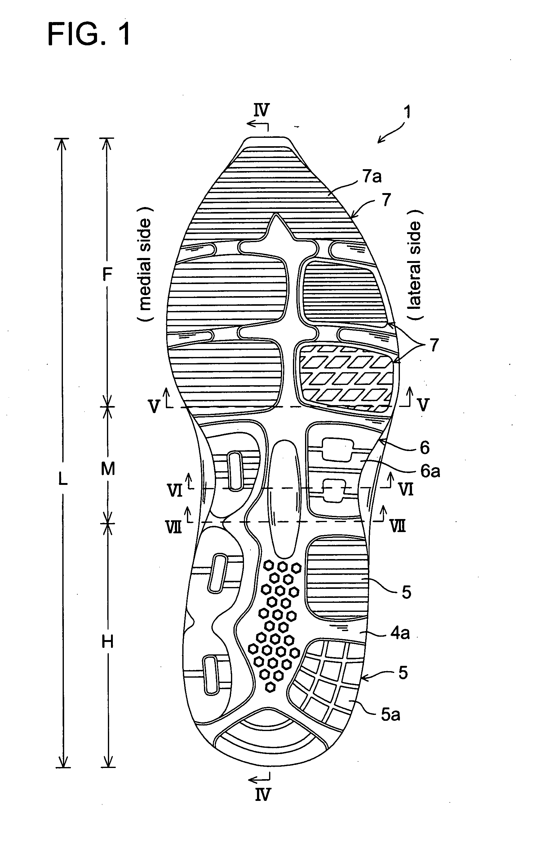 Midfoot structure of a sole assembly for a shoe