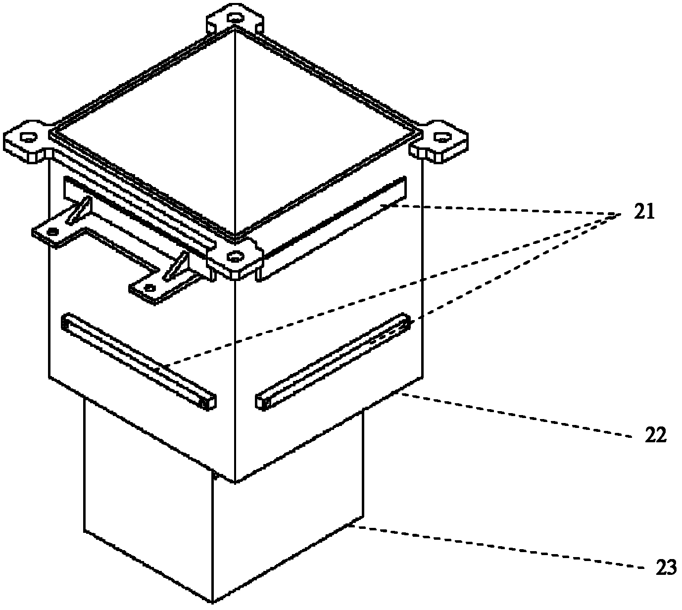 Gauze counting and detecting device