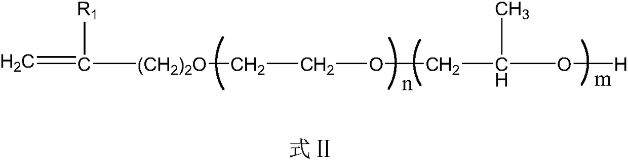 Viscosity reduction polycarboxylic acid water reducer and preparation method thereof