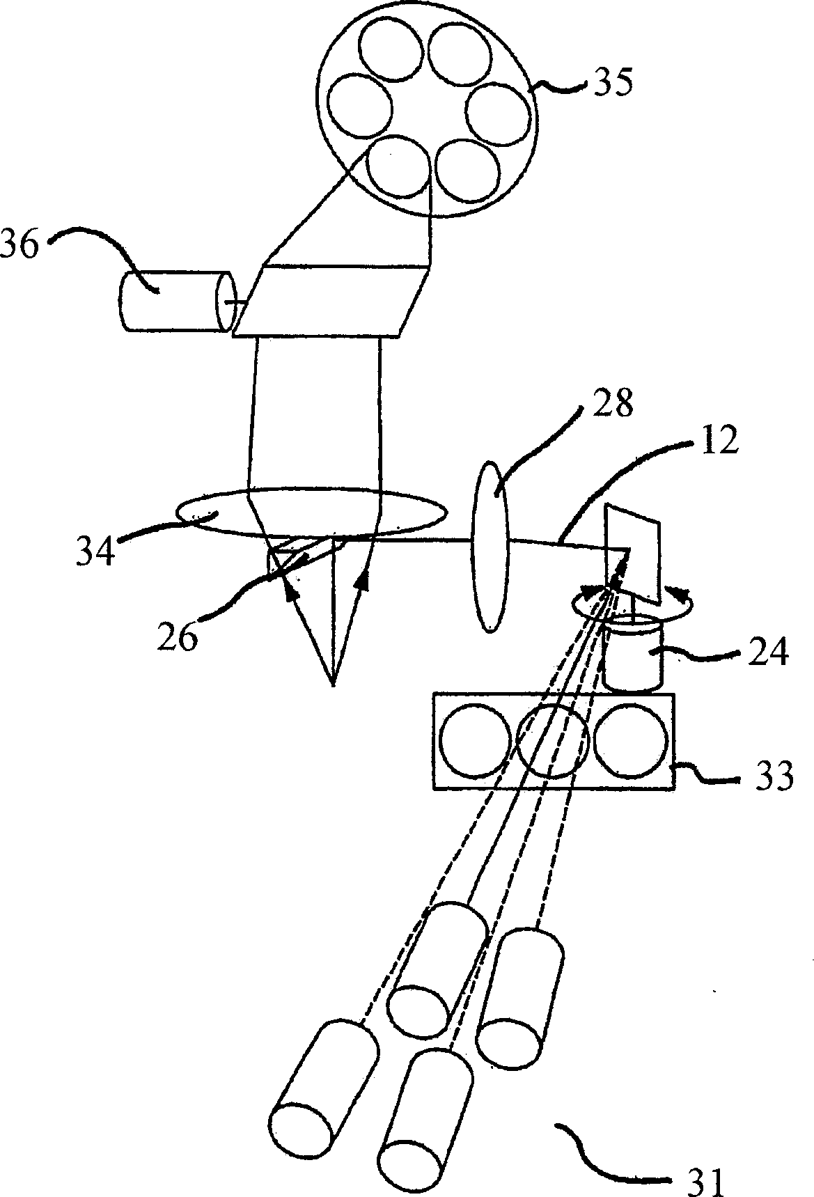 Time discrimination optics imaging method and equipment used for part biological tissues of animal body