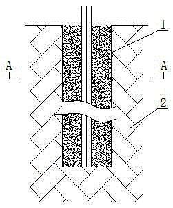 A tension-resistant support type anti-floating anchor structure