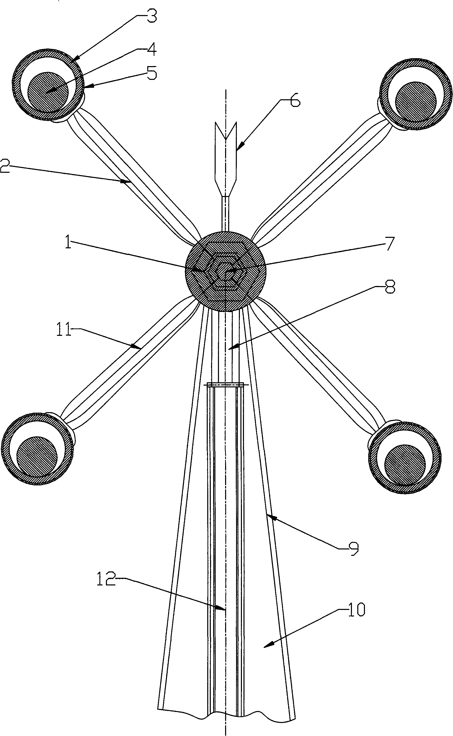 Solar wind-driven generator