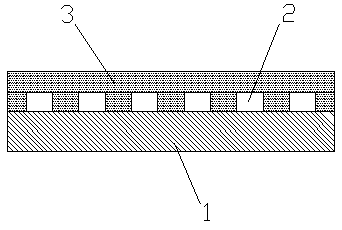 Surface wave suppression method for upper surface layer of temperature compensation layer of temperature compensation type surface acoustic wave device