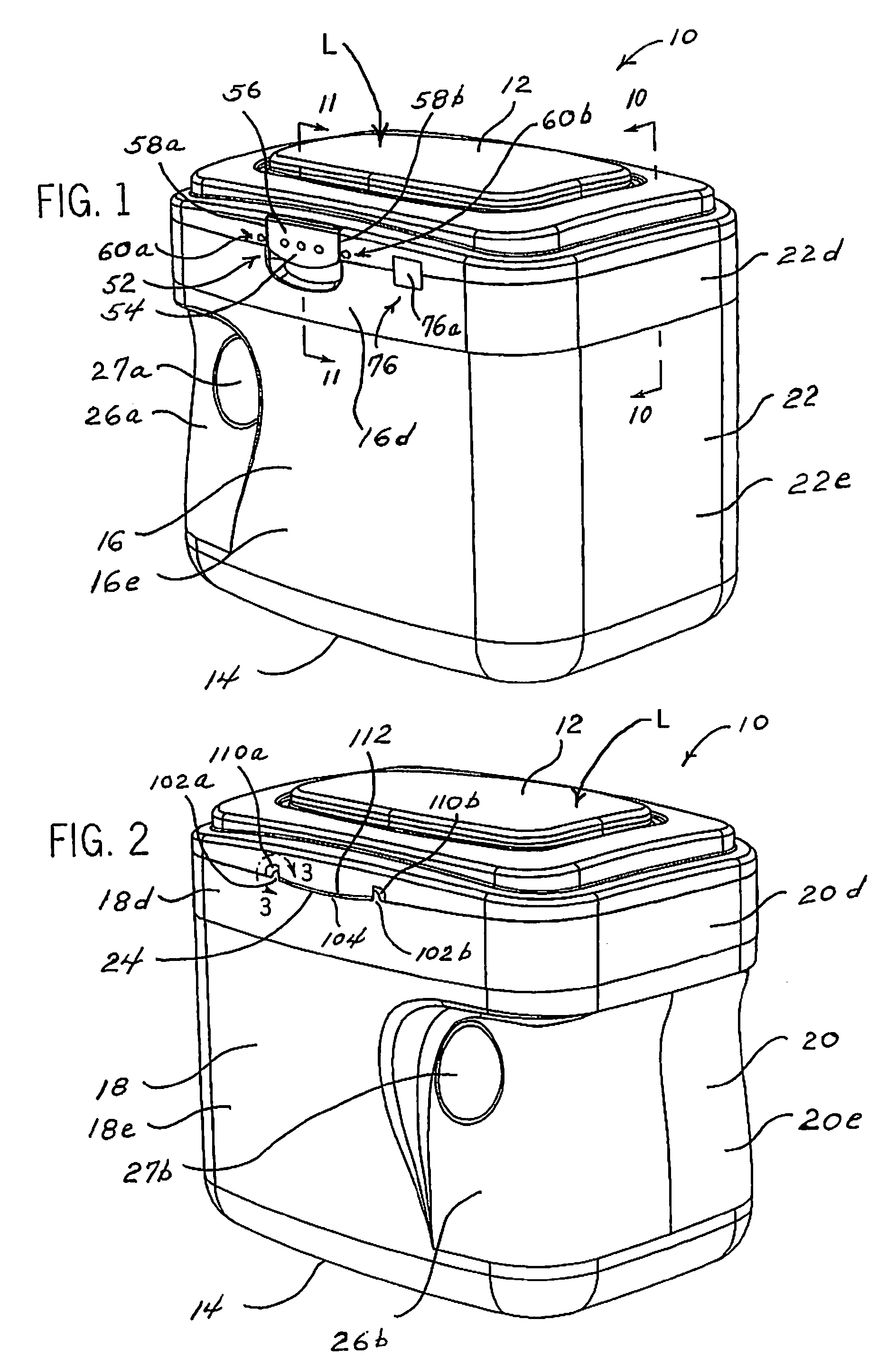 Container and collar with attaching means