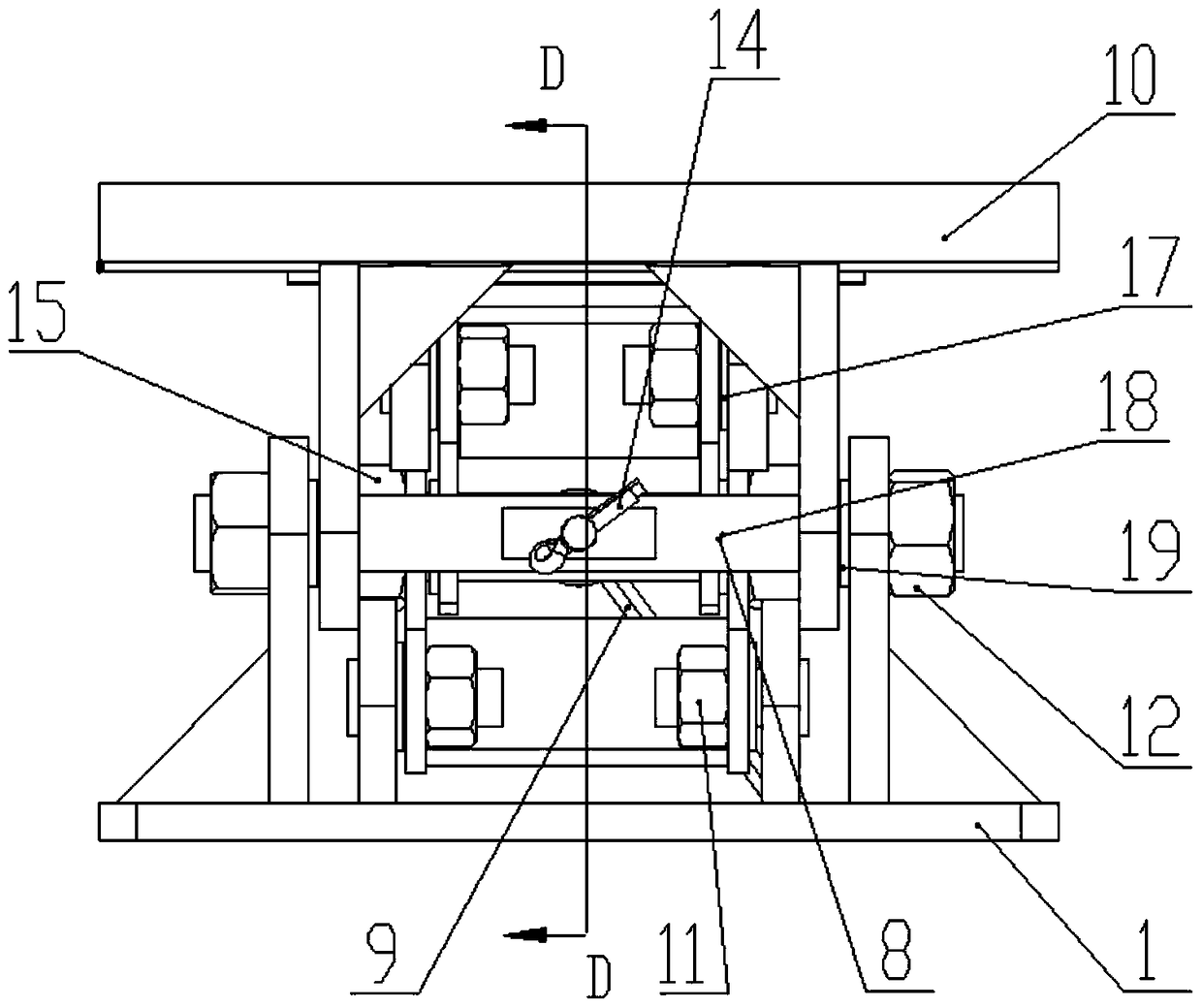 An angle-adjustable stator paint removal base