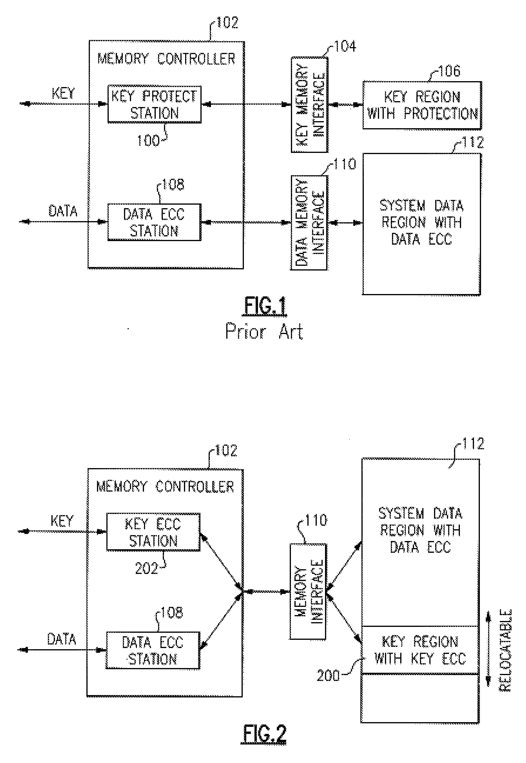 Relocatable Storage Protect Keys for System Main Memory