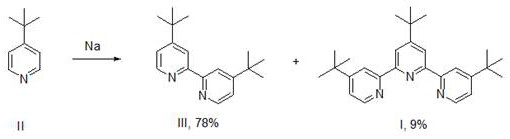 Preparation method of 4,4',4''-tritert-butyl-2,2':6',2''-terpyridine