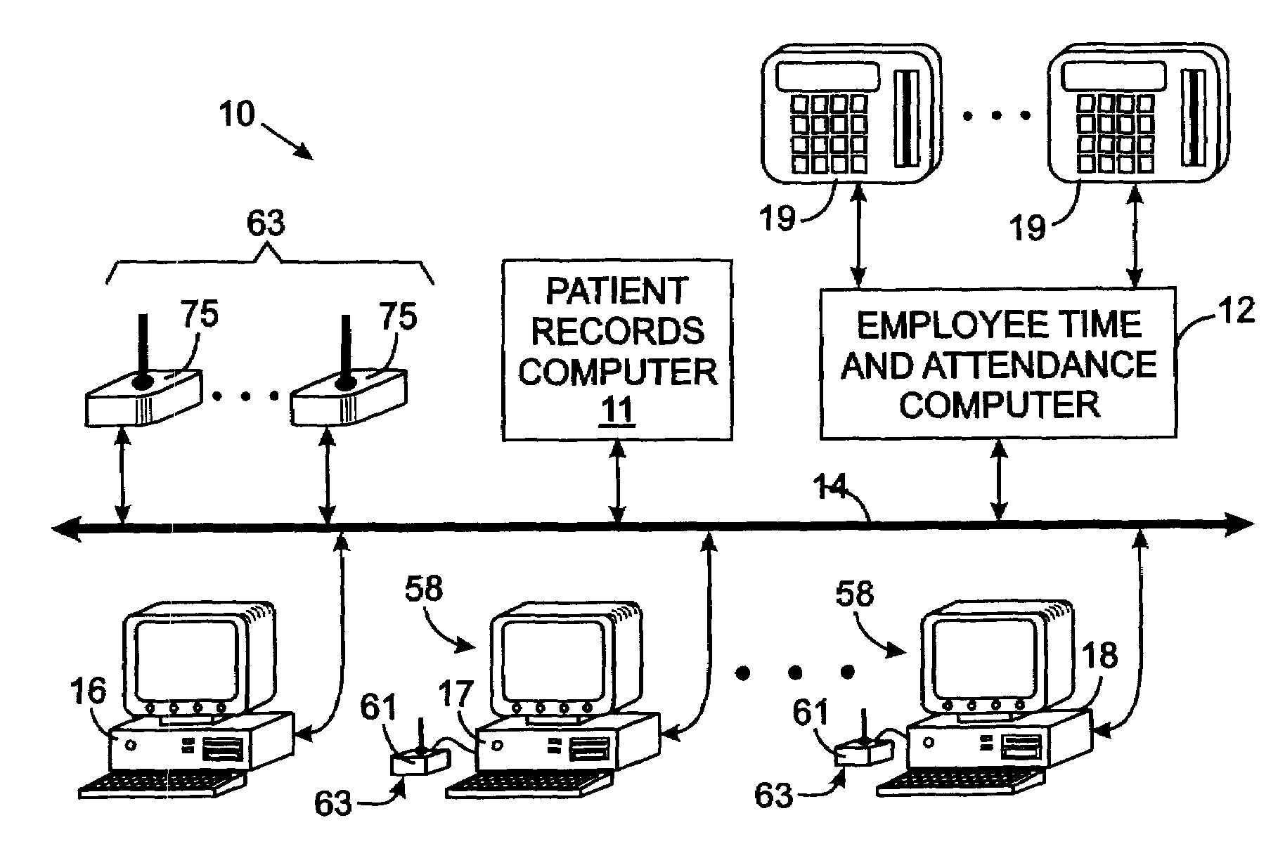 System for monitoring patient supervision by health-care workers