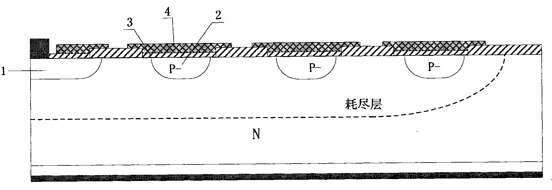 Edge terminal structure of high-voltage power semiconductor device