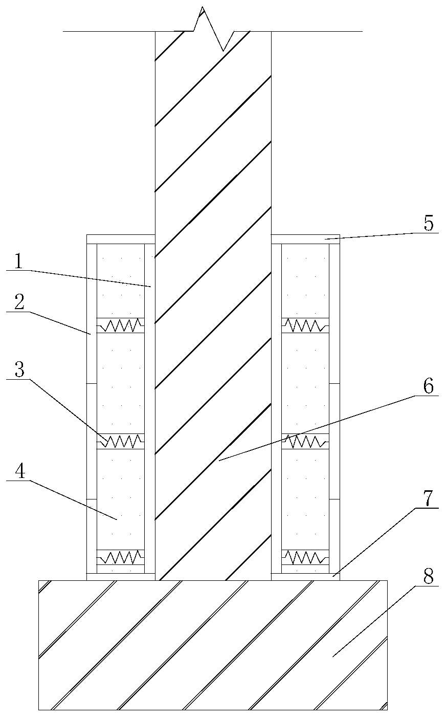 Bridge anti-collision device and bridge