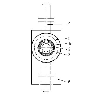 Device and method for mounting water pipe connector on shell of thermostat