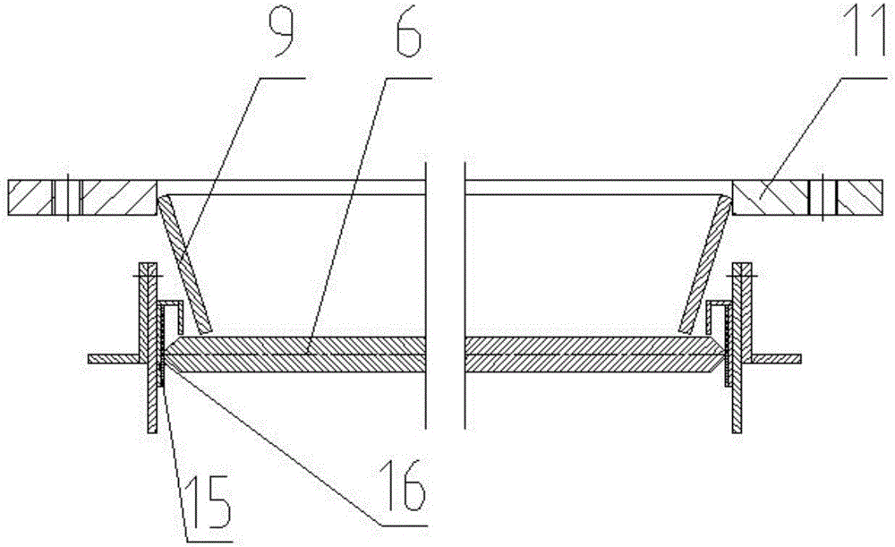 Great-pressure difference manual sealing slide plate gate