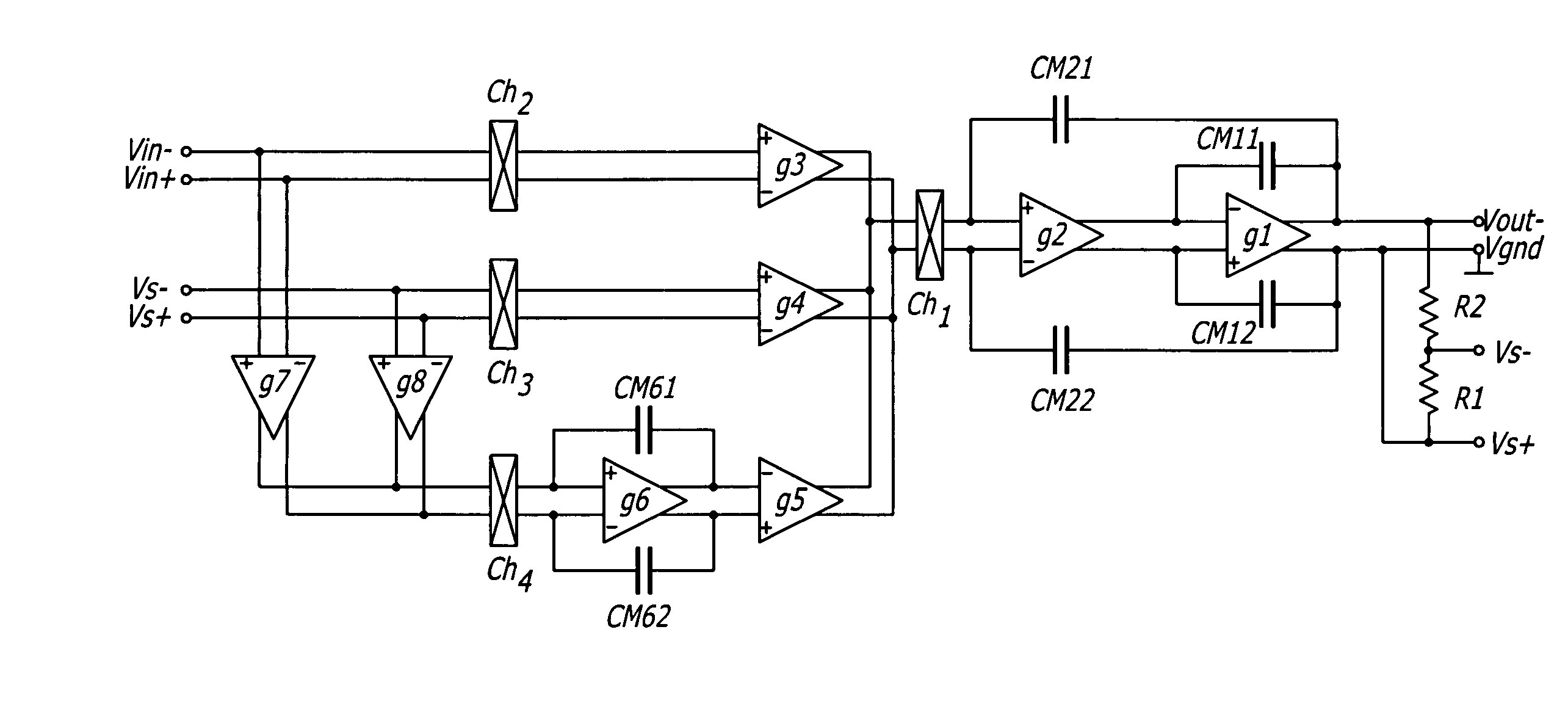 Chopper chopper-stabilized instrumentation and operational amplifiers