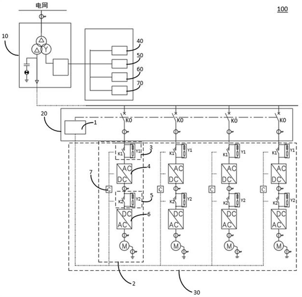 Flywheel energy storage system, control method and storage medium of flywheel energy storage system