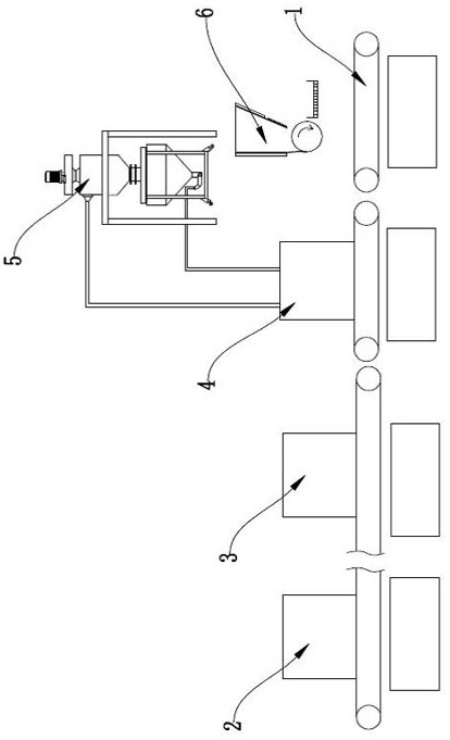 A ceramic tile decoration production system capable of distributing complex patterns