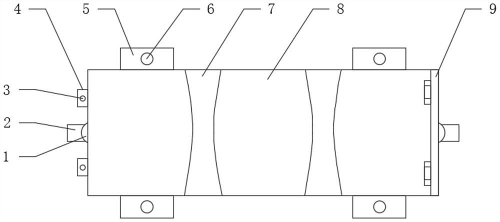 Solar connecting wire fixing device convenient to disassemble and assemble