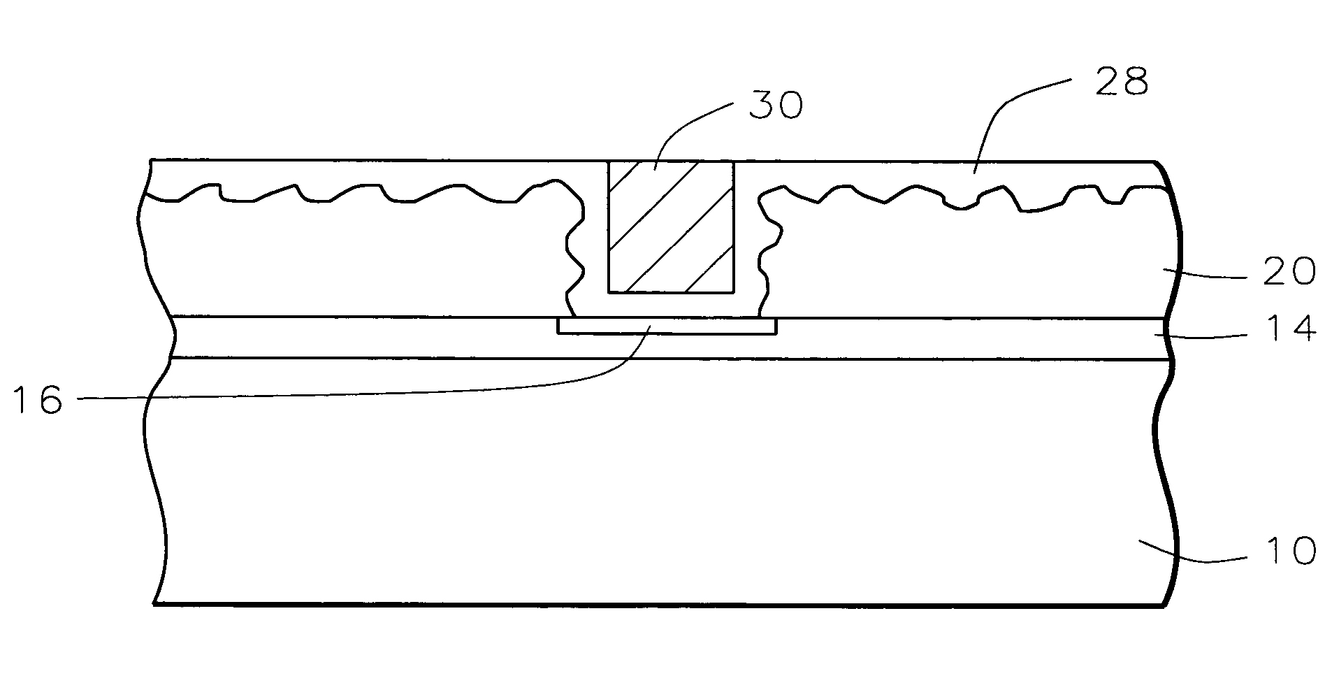 Device structure having enhanced surface adhesion and failure mode analysis