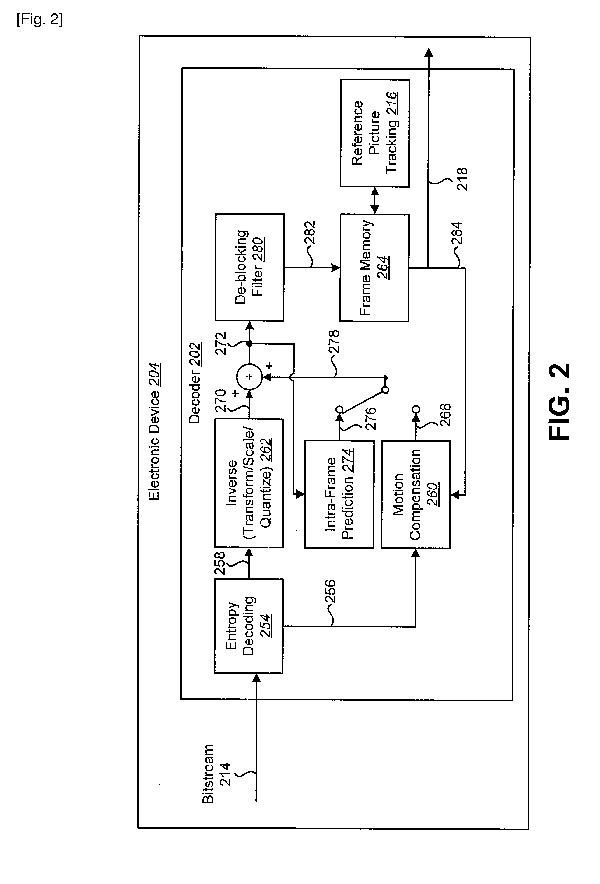 Device for signaling a long-term reference picture in a parameter set