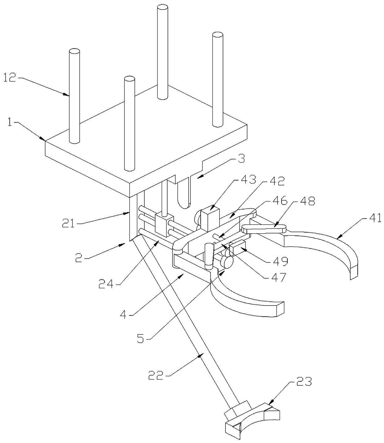 Flyable branch trimming device