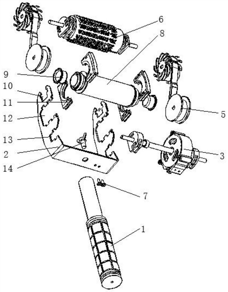 A kind of oil bearing type single stamp