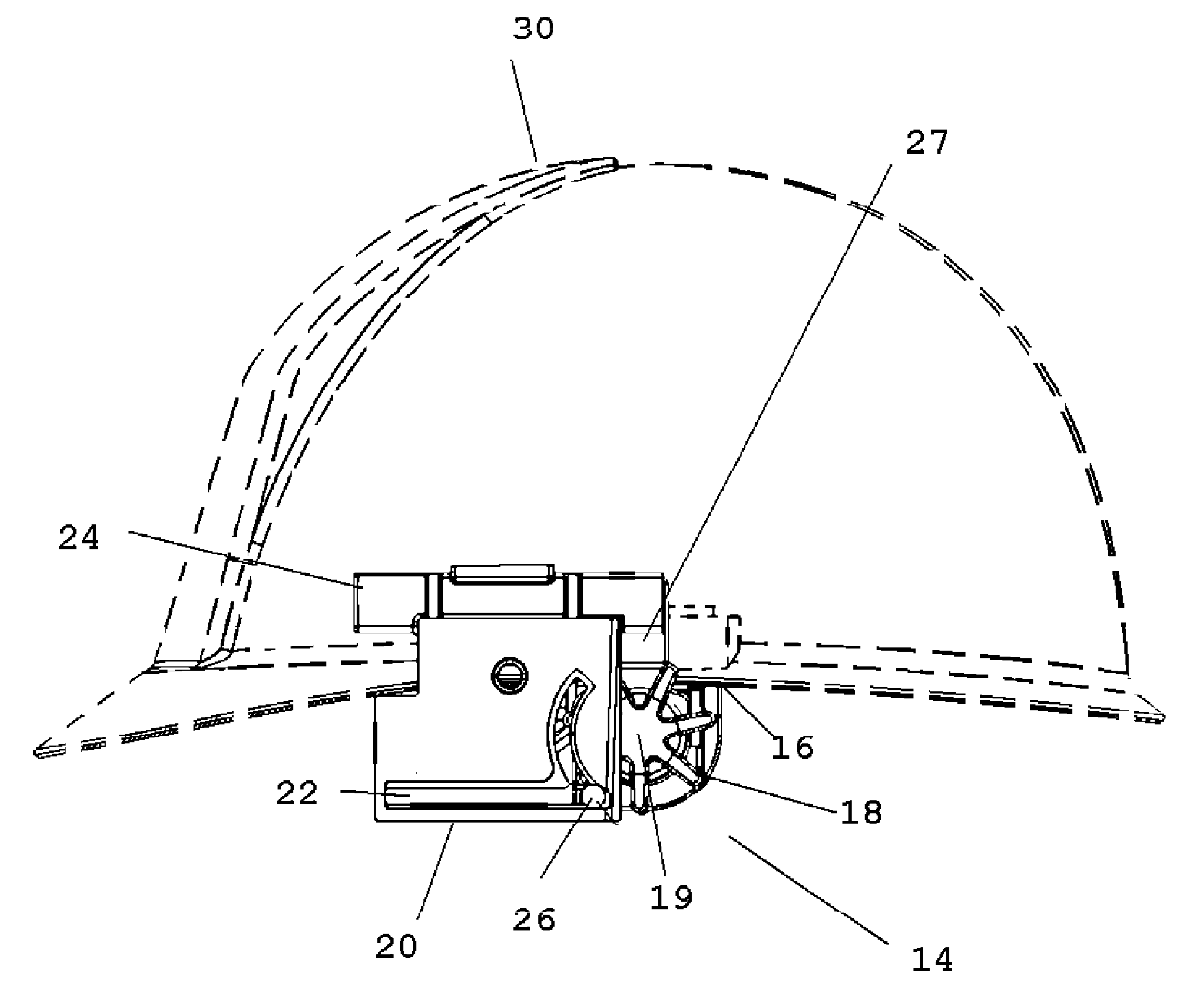 Weight balancing face shield