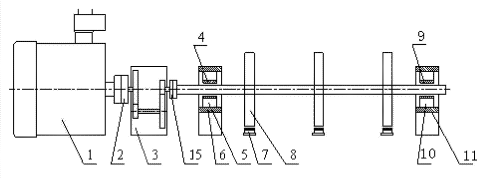 Similar test bed and test method for rotor-sliding bearing power