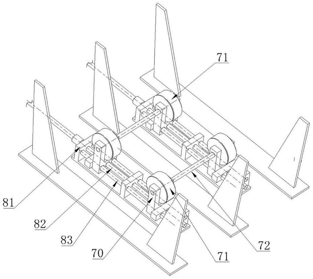 Automatic flaw detector for detecting pipeline type part