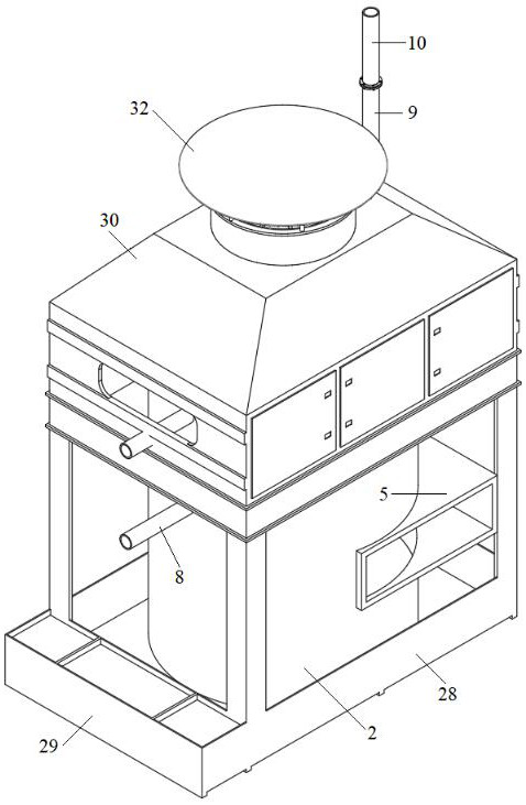 A purification tower for air pollution control