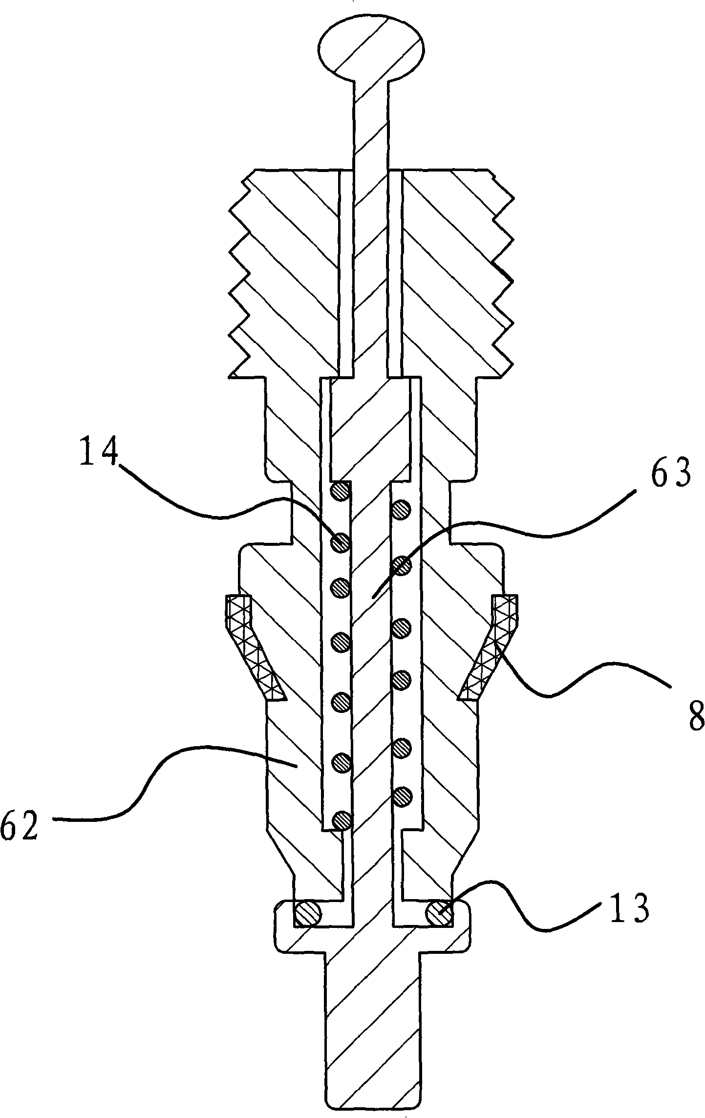 Gas valve with pressure measuring device
