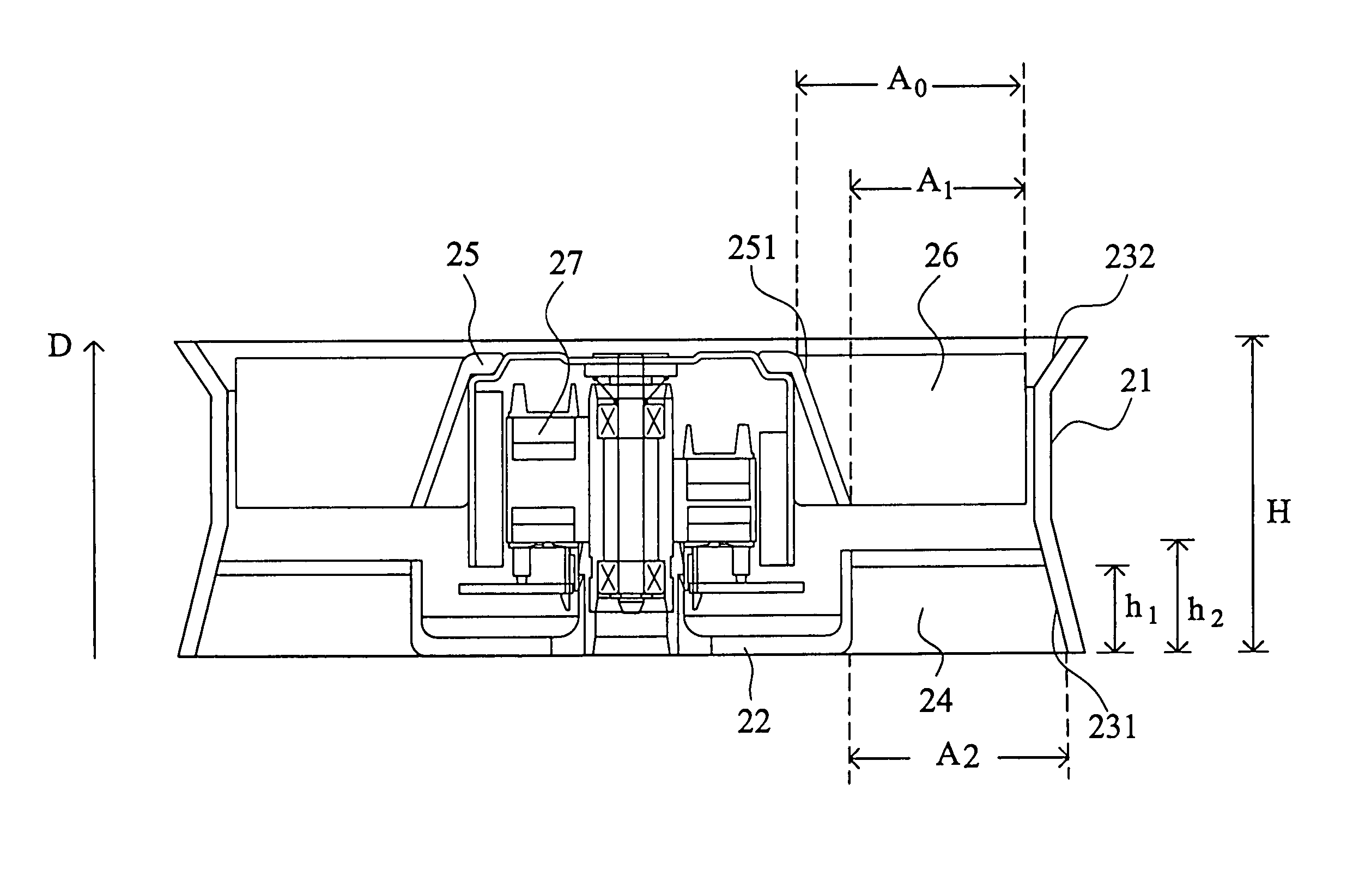 Heat-dissipating device and housing thereof