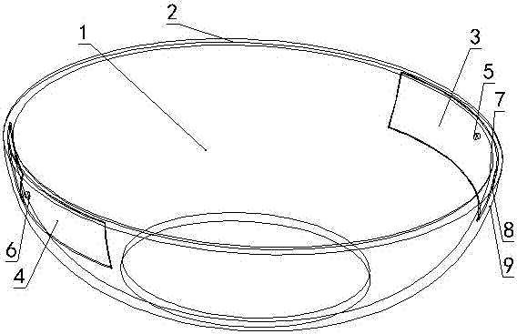 Ceramic plate preventing scalding and making method