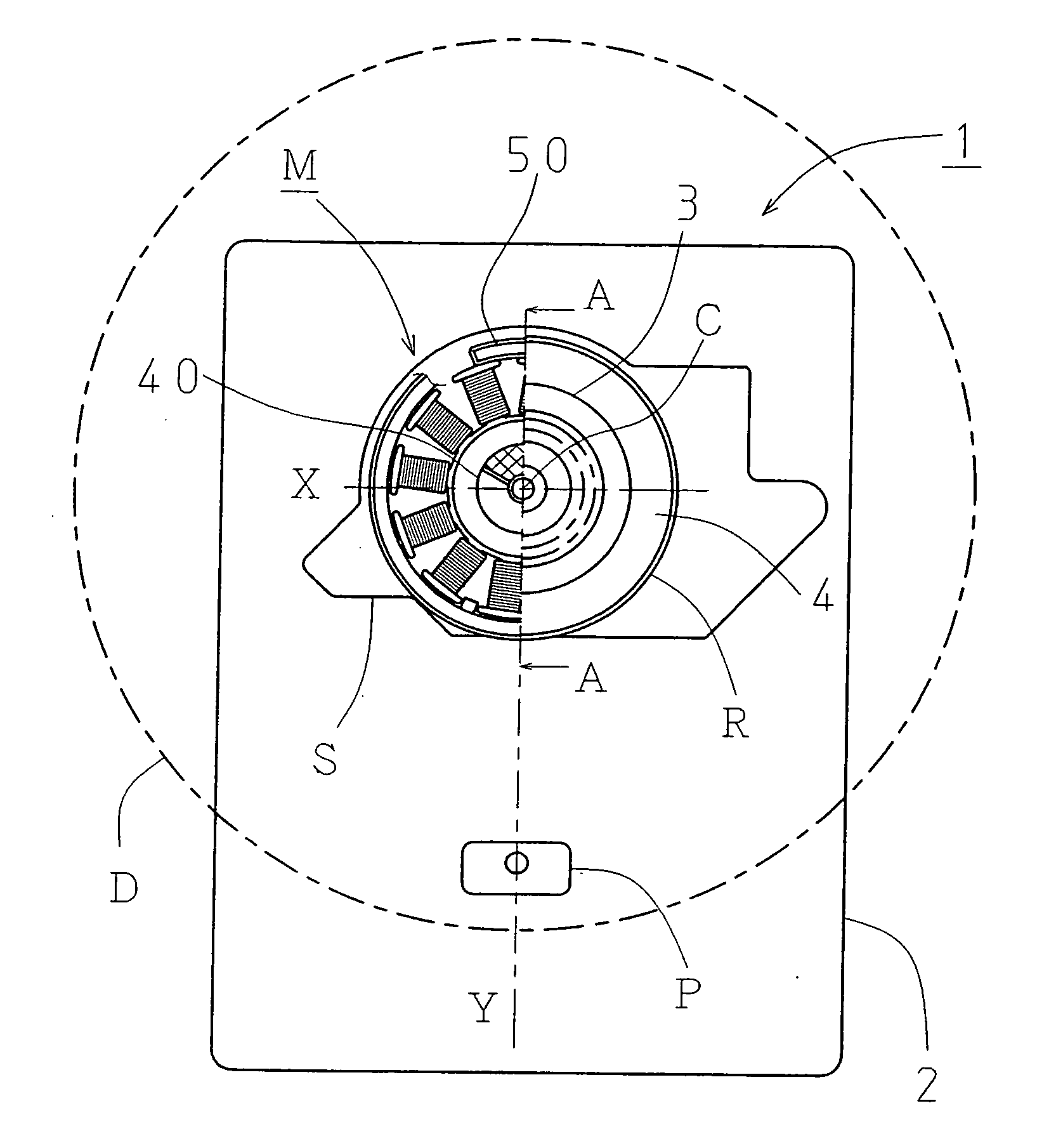 Spindle motor and disk drive unit