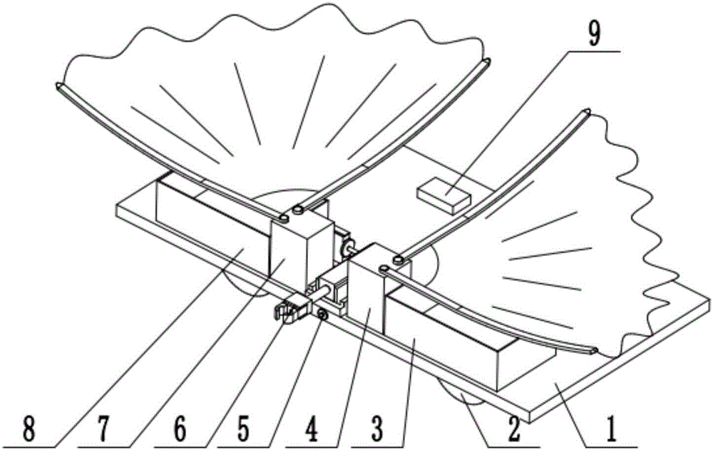 Equipment for automatically picking up cherries