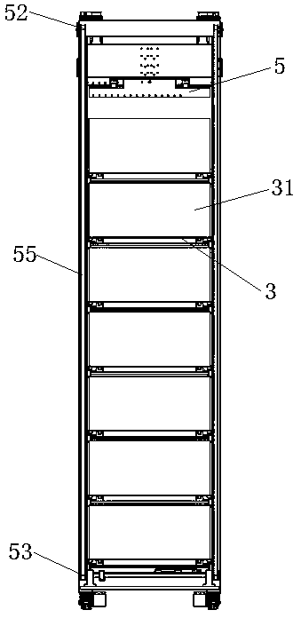 Robot for storage and working method thereof