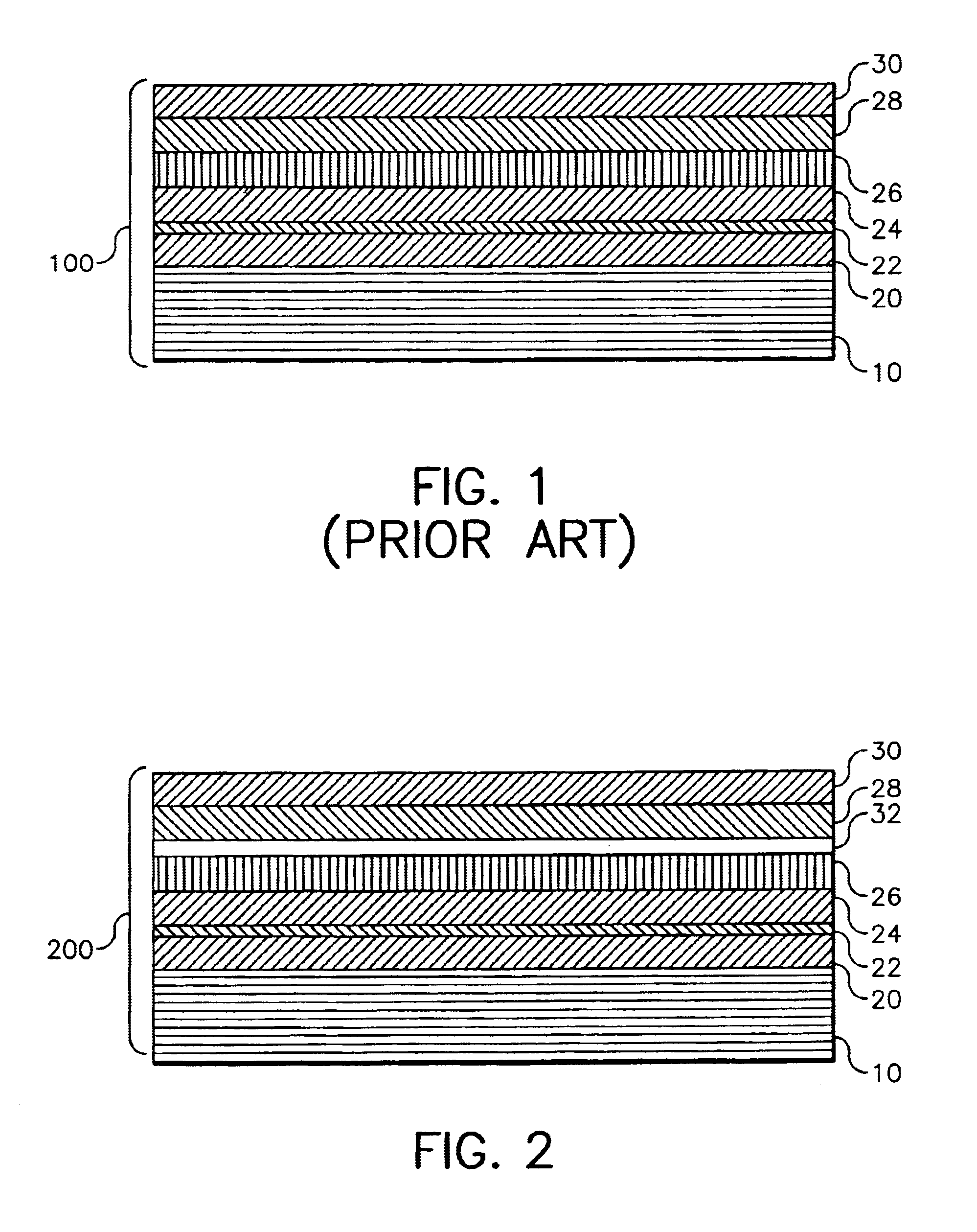 Providing an emission-protecting layer in an OLED device