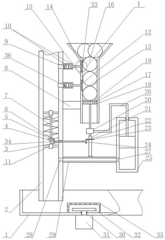 Trace element nutrition pellet feeding device for ruminant livestock