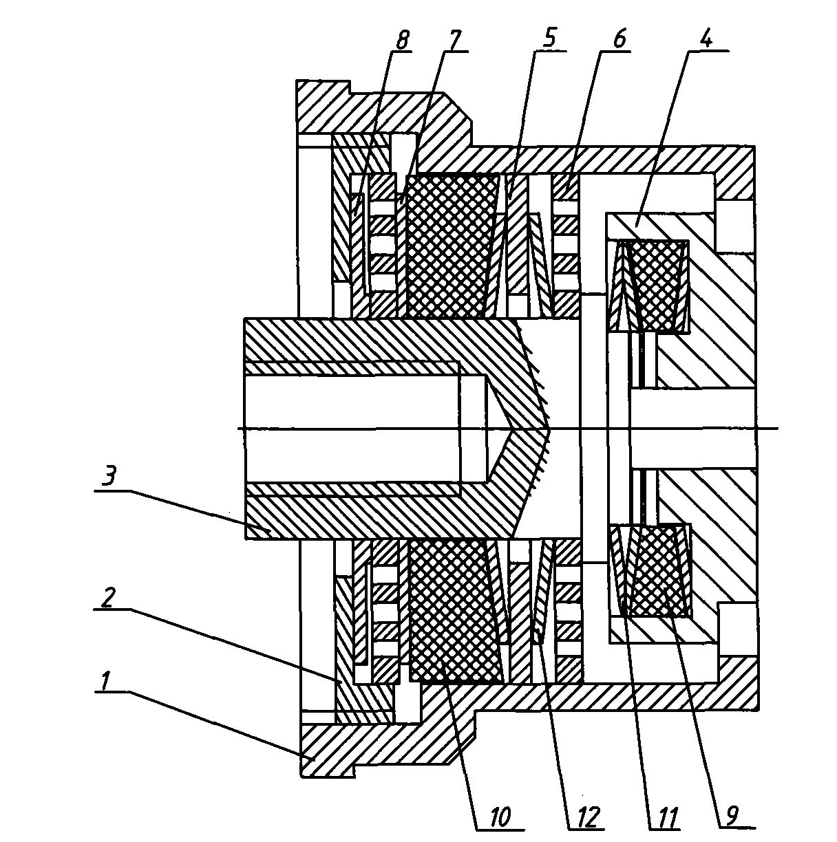 Spring-combination-type vibration isolator