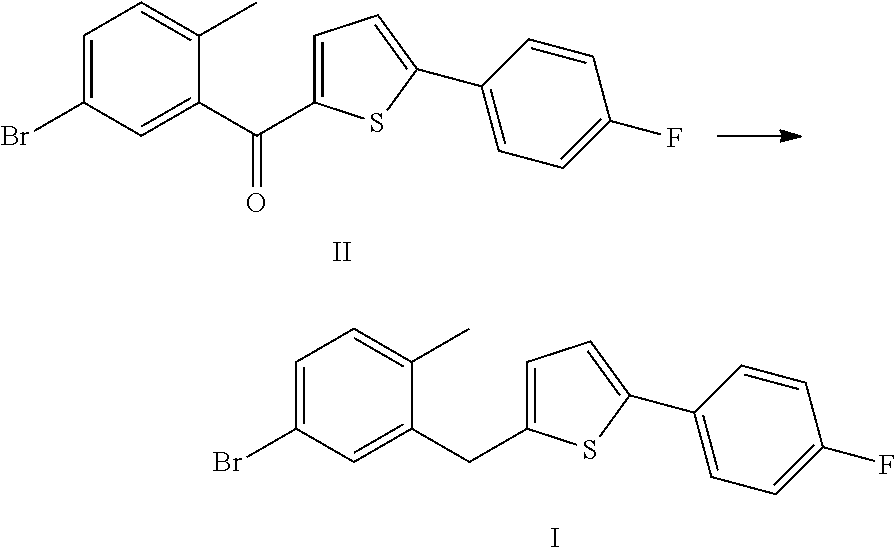 Method for preparing canagliflozin intermediate 2-(2-methyl-5-bromobenzyl)-5-(4-fluorophenyl)thiophene