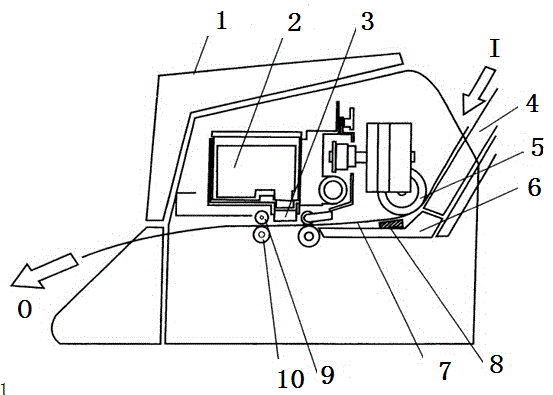 Method for colour inkjet printing on paper for printing, and device thereof