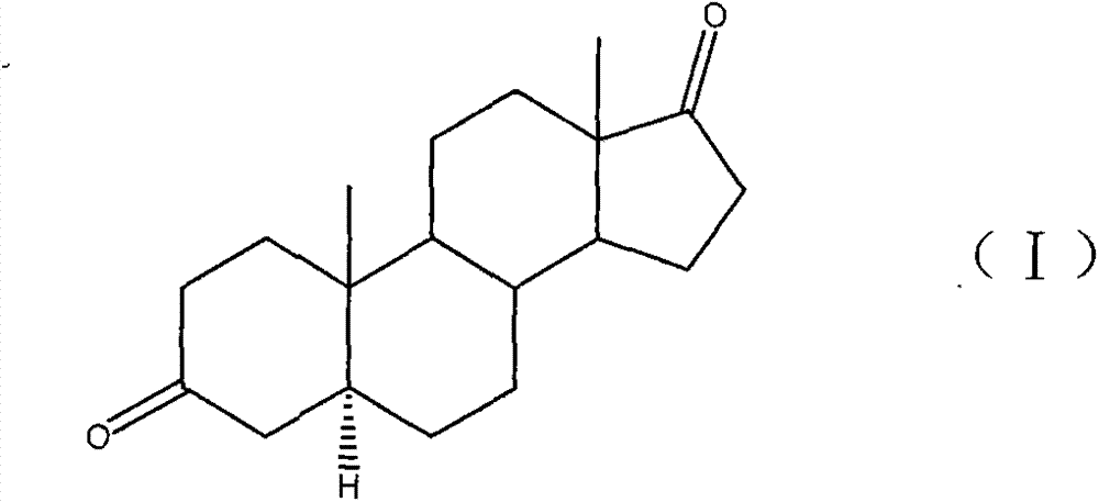 Preparation method of 5alpha-androstanedion