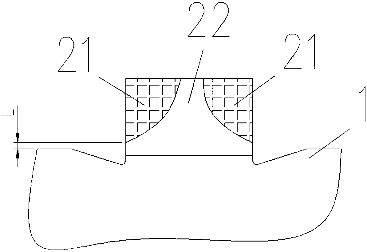 Heat treatment method for middle ring of synchronizer and middle ring structure