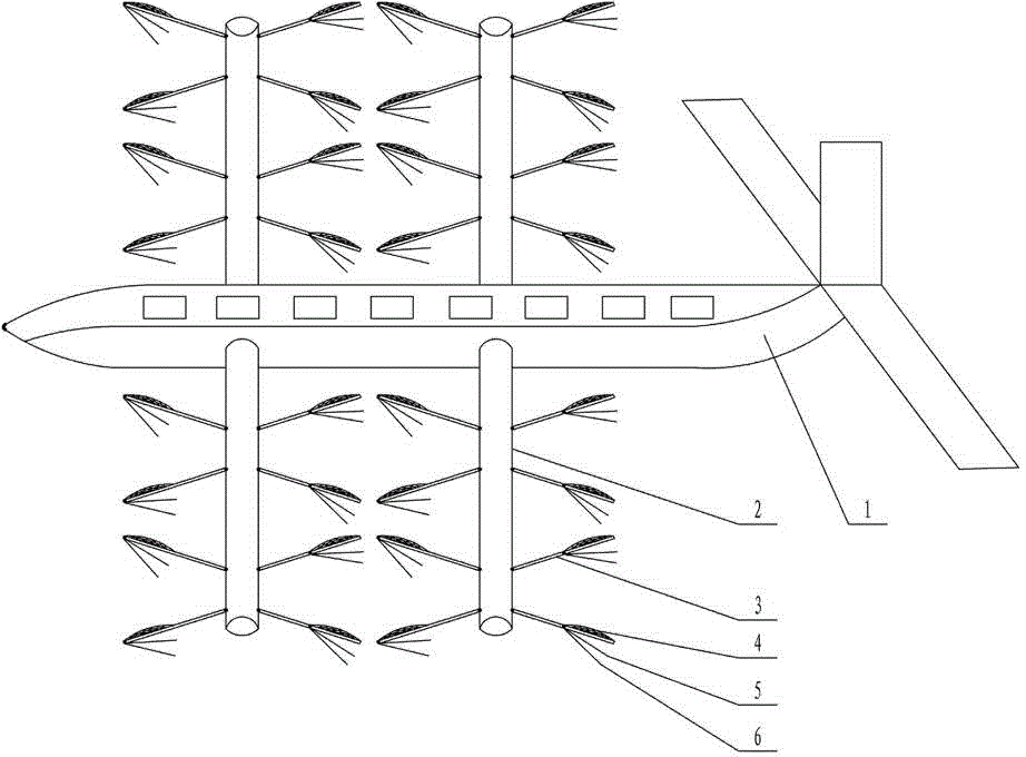 Flapping-wing aircraft with eccentric wheels for pushing and pulling sliding boxes to do reciprocating linear motion to enable wing membranes to float