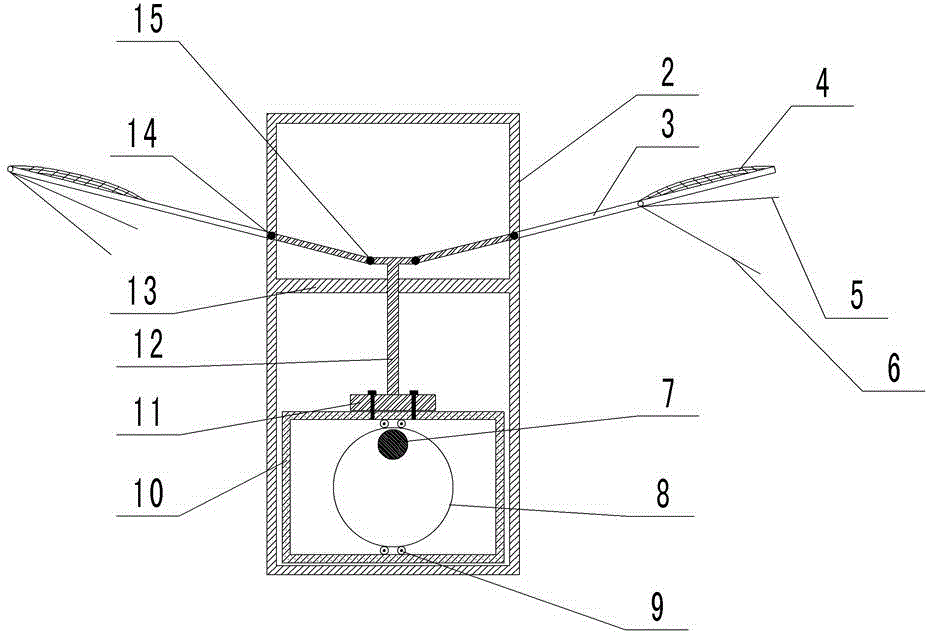 Flapping-wing aircraft with eccentric wheels for pushing and pulling sliding boxes to do reciprocating linear motion to enable wing membranes to float