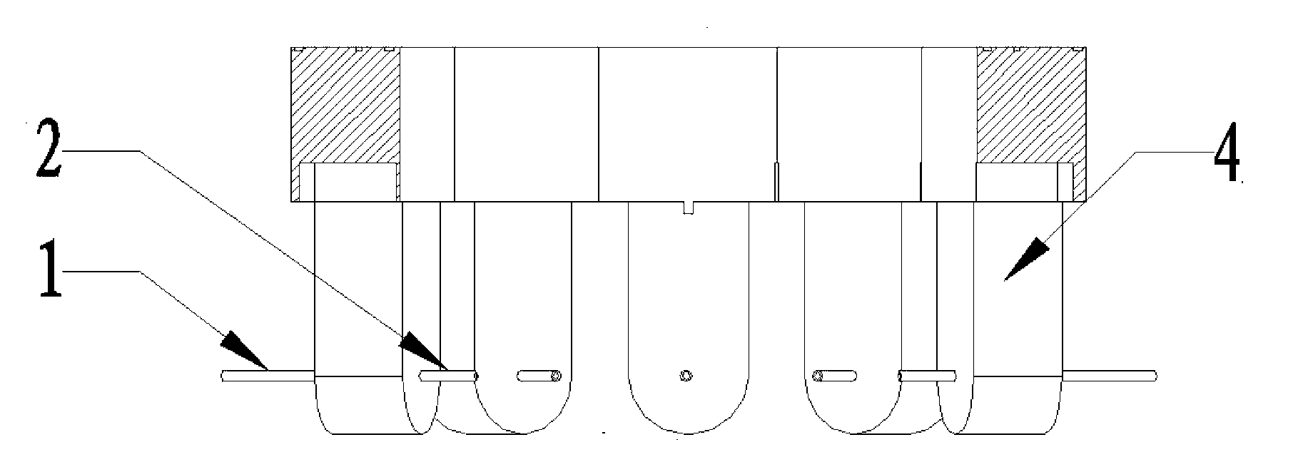 Polyhedron funnel type air inlet unit for CVD (chemical vapor deposition) equipment and CVD equipment